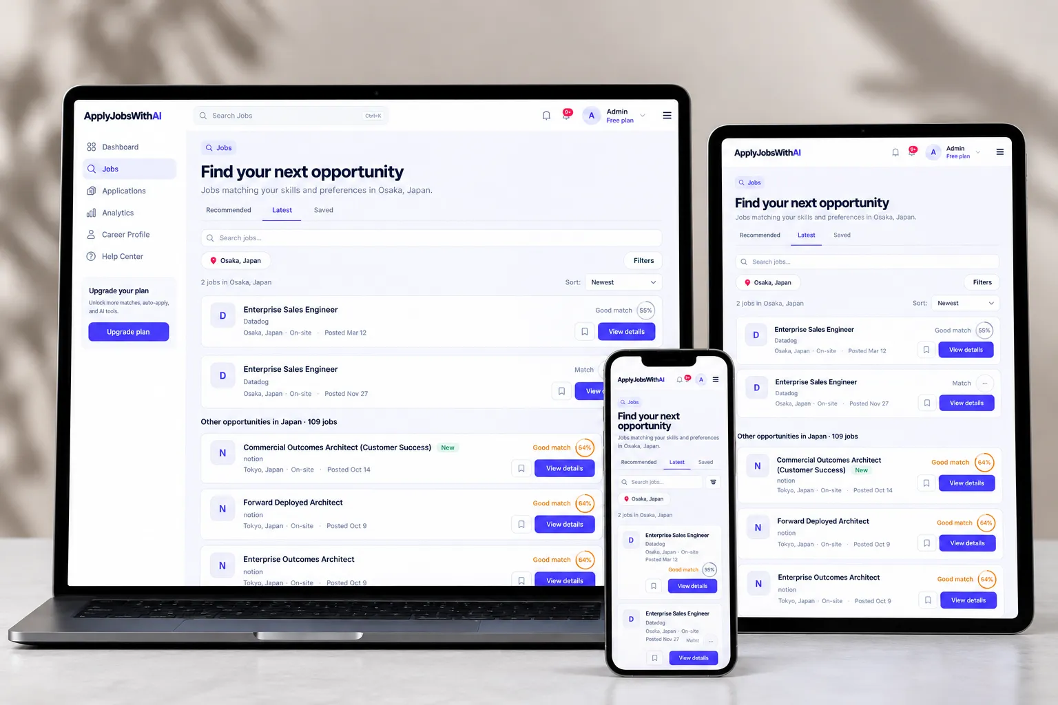 Job Search & Filtering
