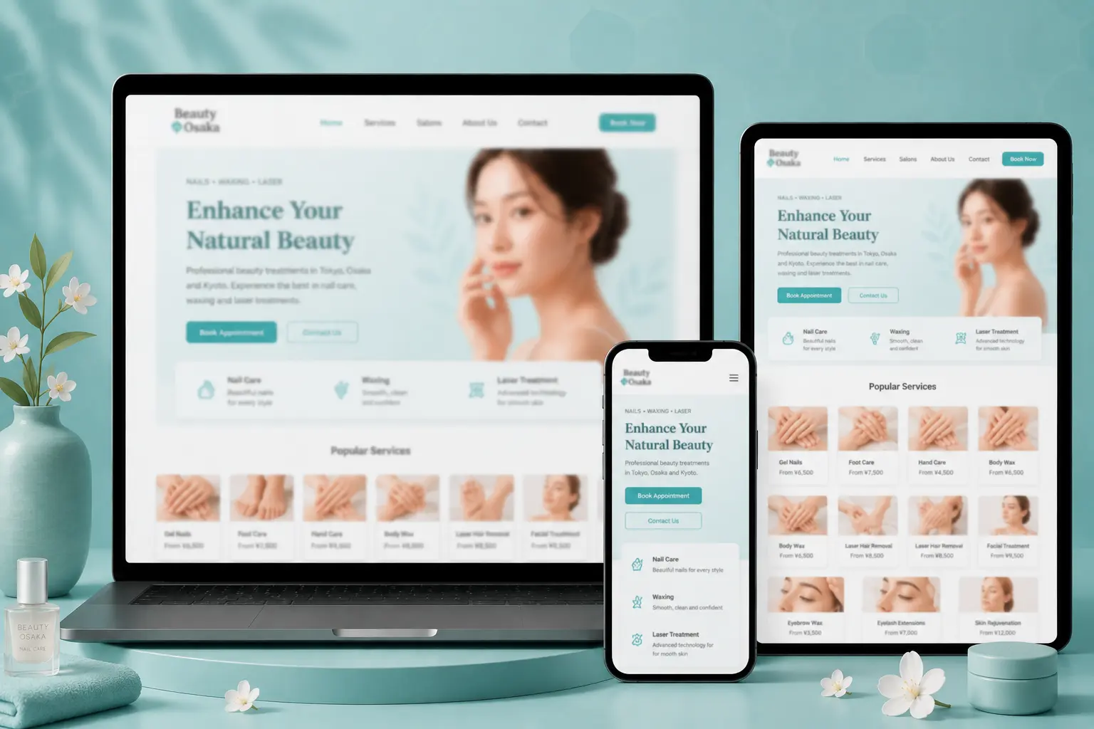 BeautyOsaka Booking Platform