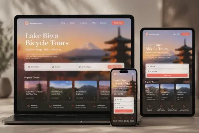 Lake Biwa Tour Booking Platform preview