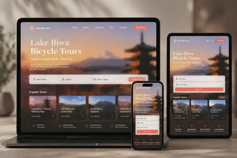 Lake Biwa Tour Booking Platform